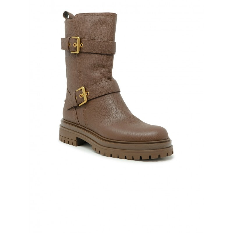 Gianvito Rossi Flabrow Camel Leather Boots