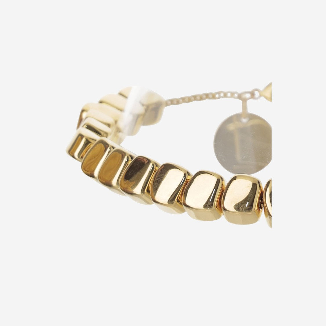 Vanessa Baroni Polished Gold-Plated Metal Necklace