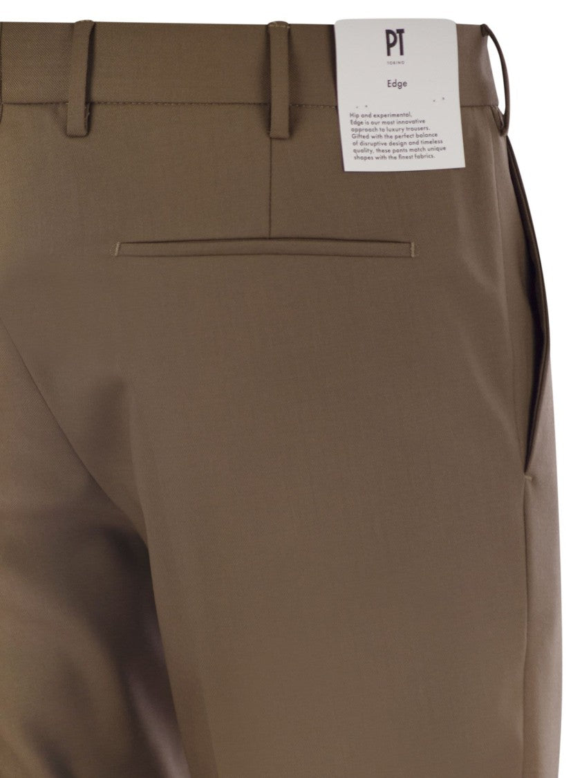 Pt Torino Dieci - Virgin Wool Trousers
