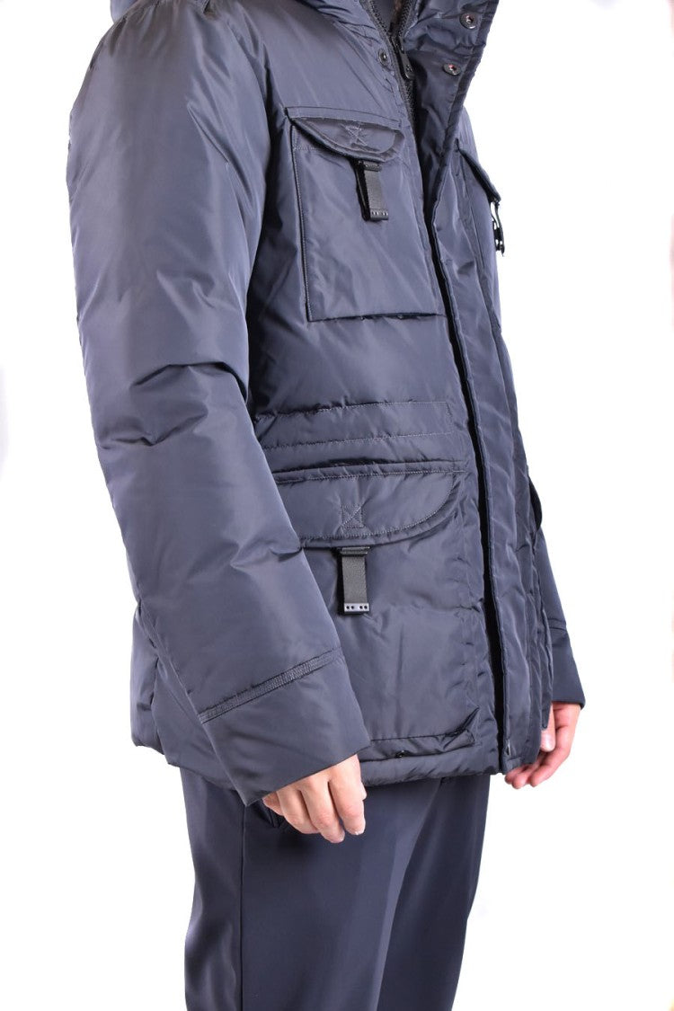 Peuterey Rich Blue Quilted Hooded Jacket