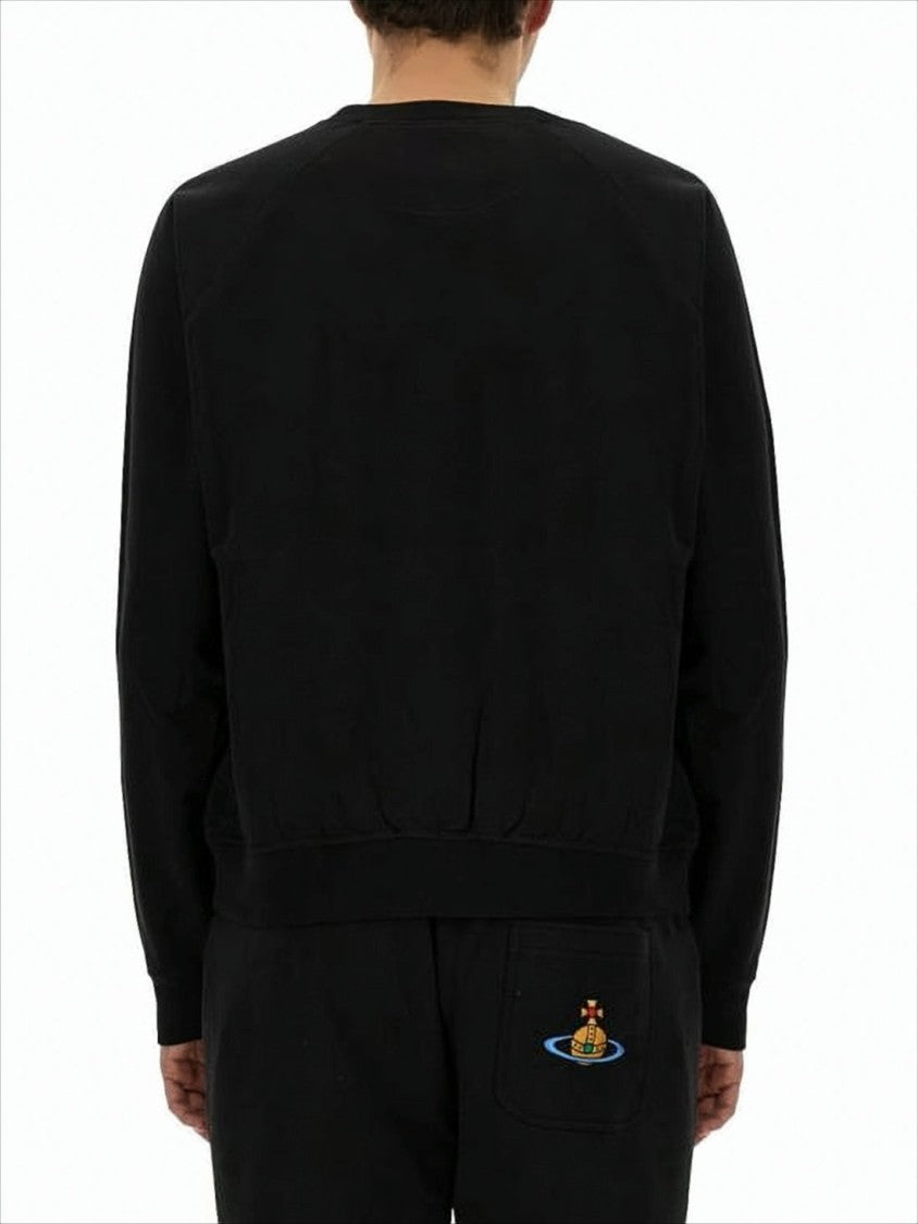 Vivienne Westwood Long-Sleeve Relaxed Fit Shirt With Embroidered Emblem