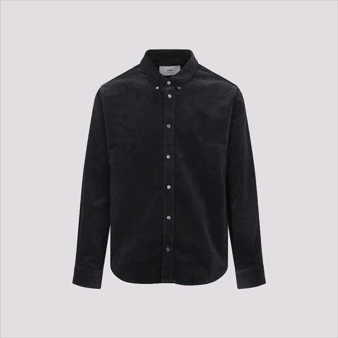 Ami Long-Sleeve Corduroy Shirt With Classic Collar