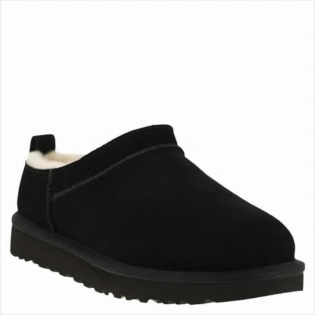 Ugg Suede Slip-On Mules With Plush Wool Lining