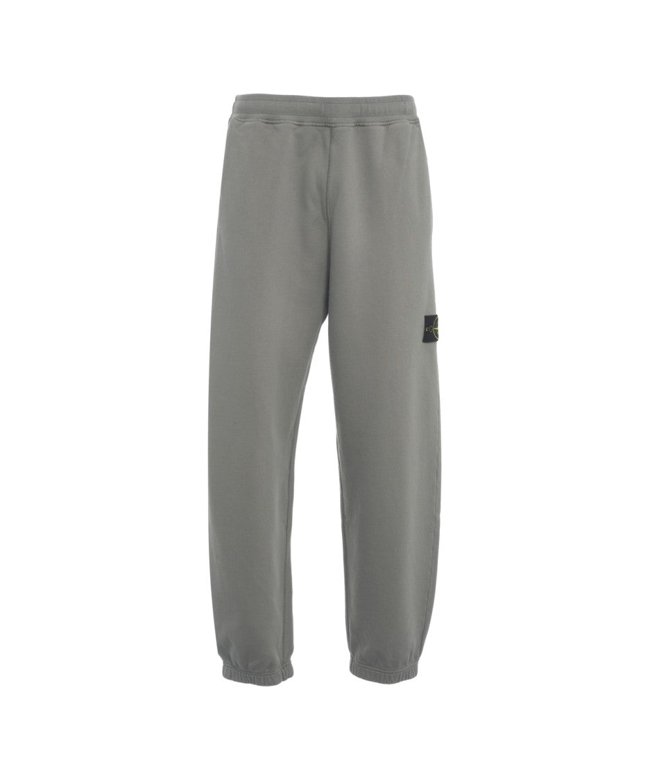 Stone Island Relaxed Fit Joggers With Logo Patch