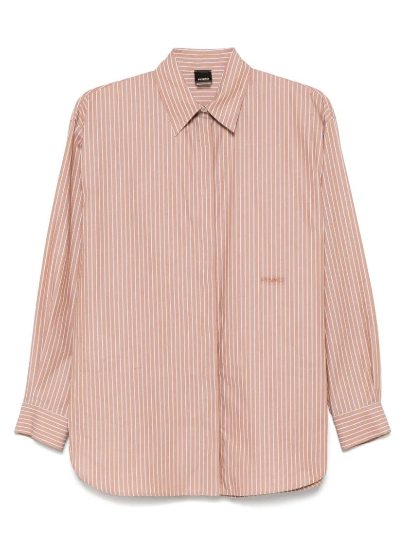 Pinko Multicolored Striped Long Sleeve Shirt