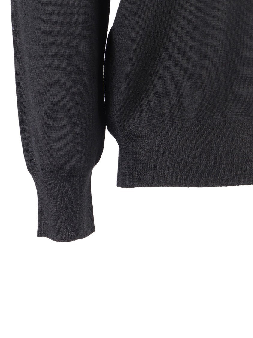 Fedeli Long-Sleeved Knitted Sweater