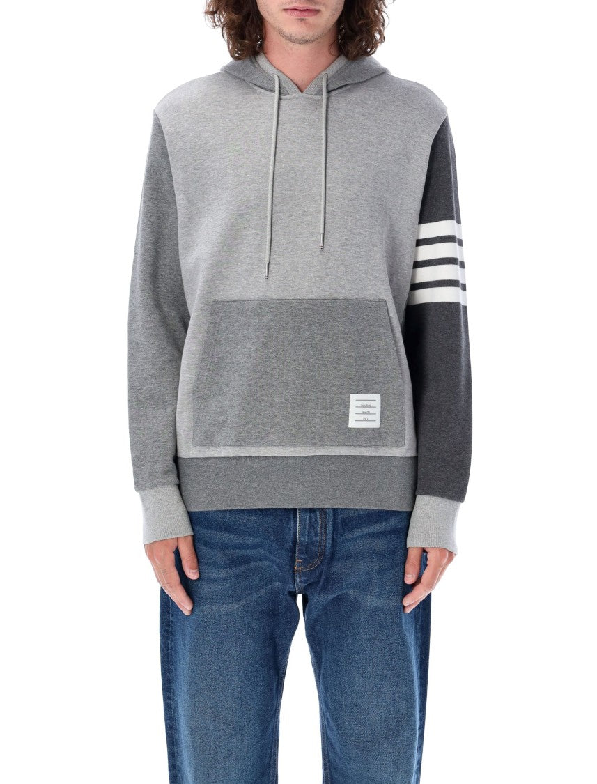 Thom Browne Hoodie Pullover W/ Tonal Fun Mix In Clas
