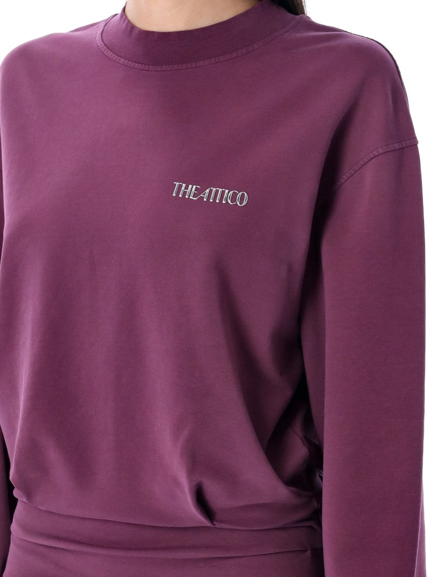 The Attico Fleece Mini Dress