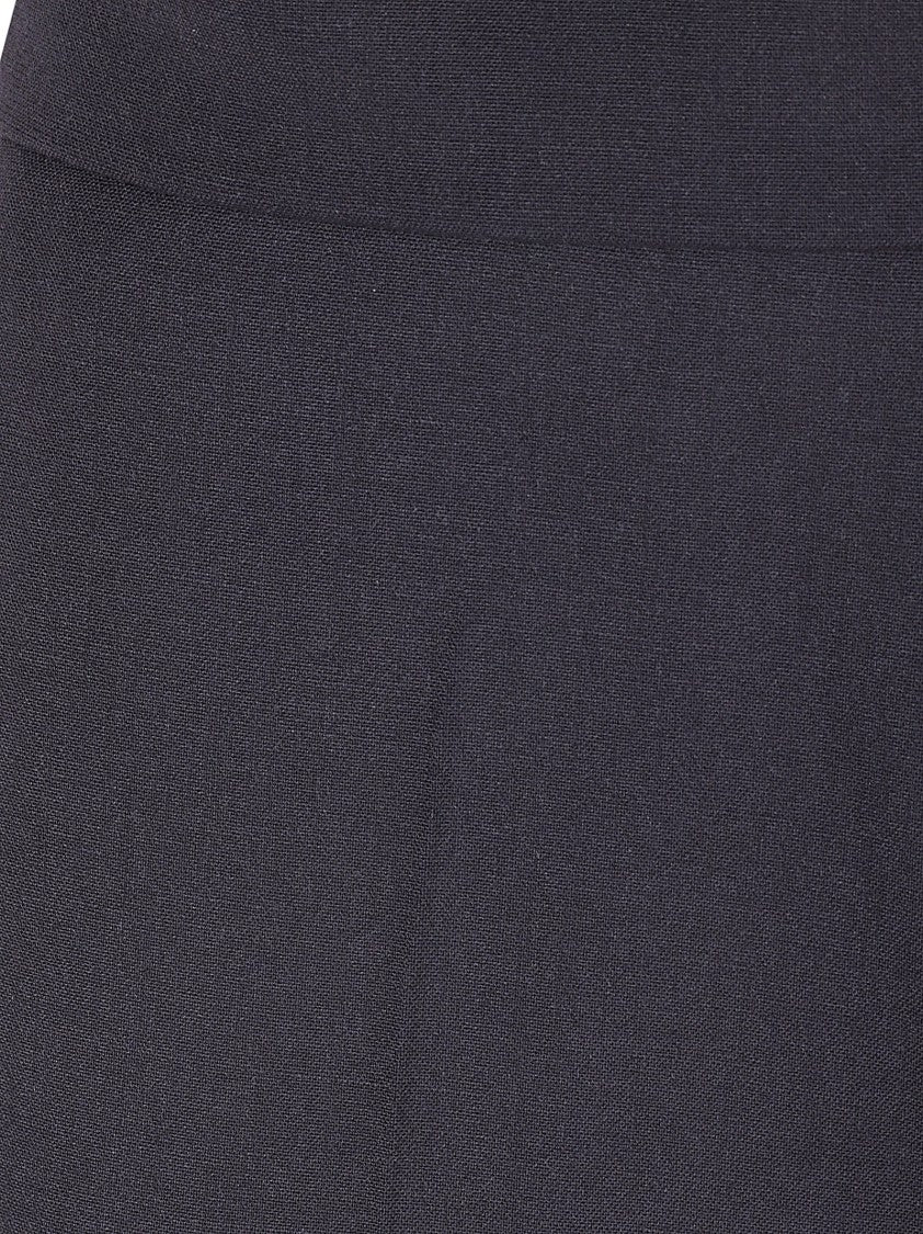 Max Mara Tailored Black Trousers With Structured Waistband