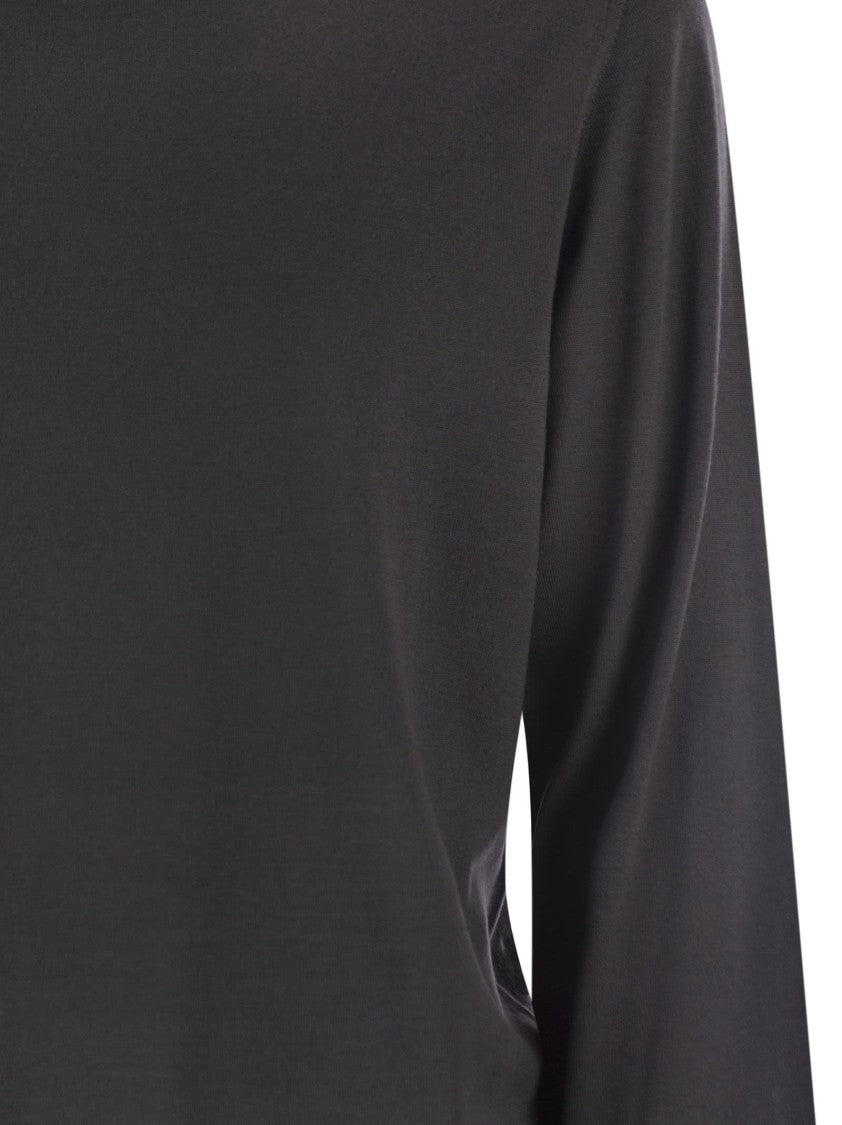 Fedeli Superfine Wool Turtleneck Derby