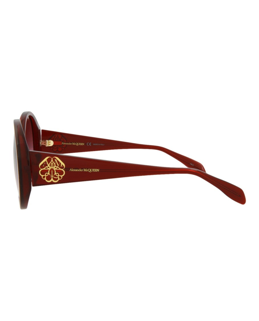 Alexander Mcqueen Round-Frame Acetate Sunglasses