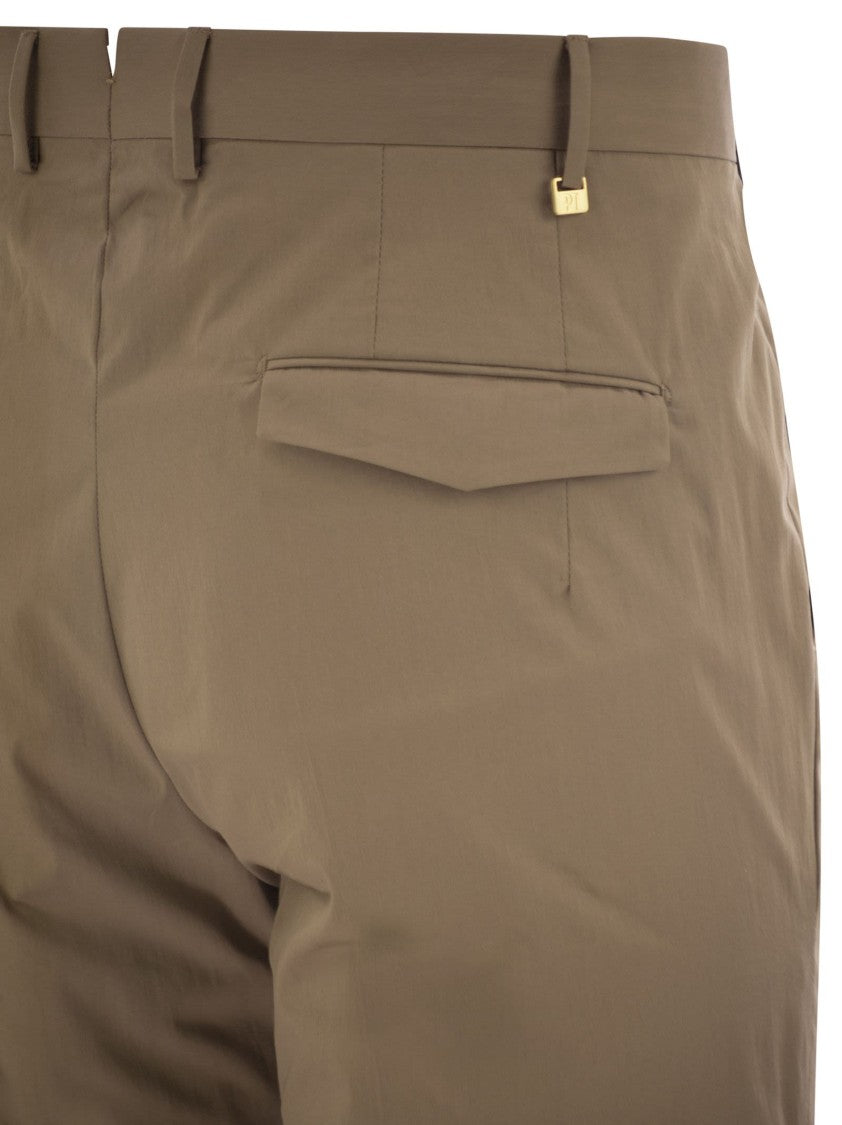 Pt Torino Master-Fit Cotton-Blend Trousers