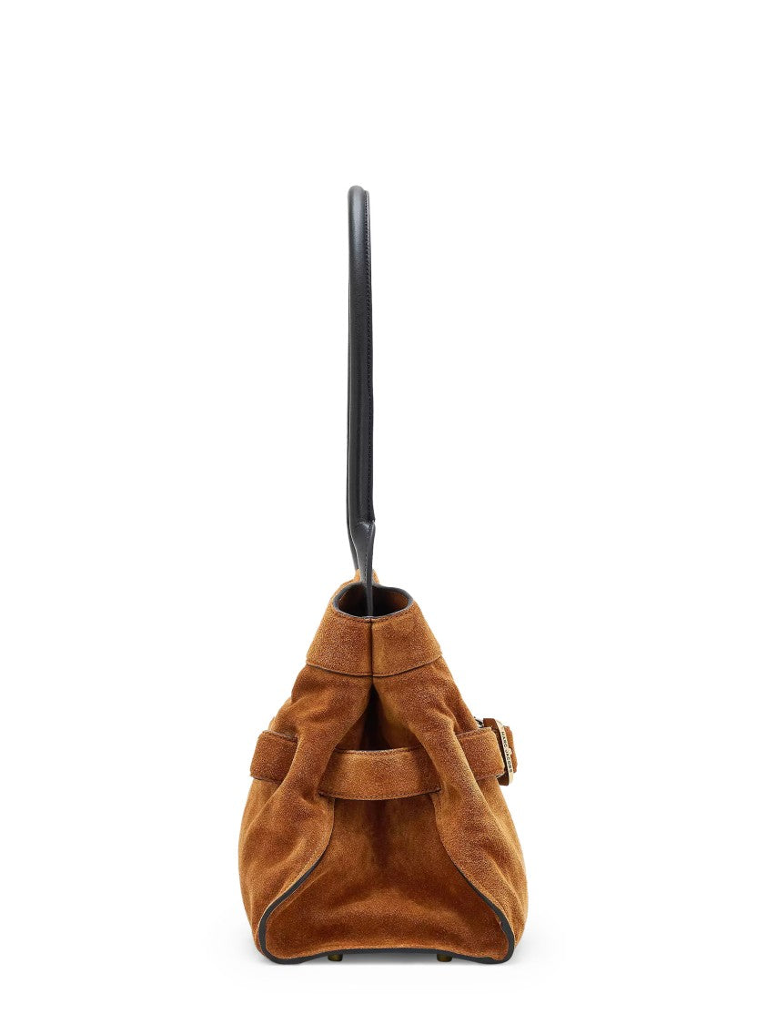 Marc Jacobs Rectangular Suede Cow Leather Satchel