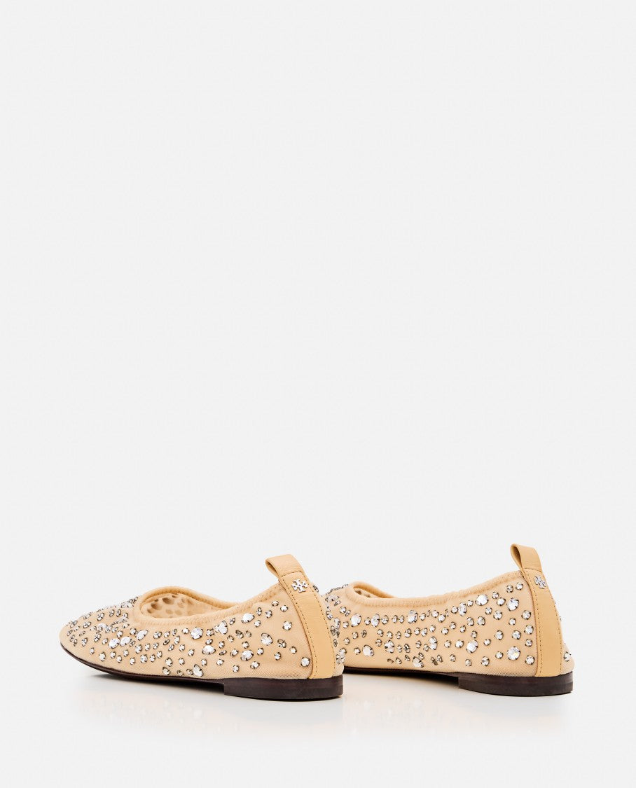 Tory Burch Pointed Toe Ballerina Flats