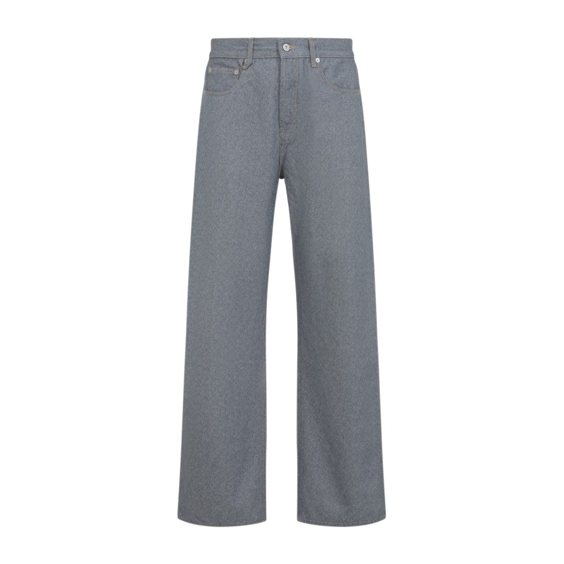 Jacquemus Straight-Leg Denim Jeans With Signature Embroidery