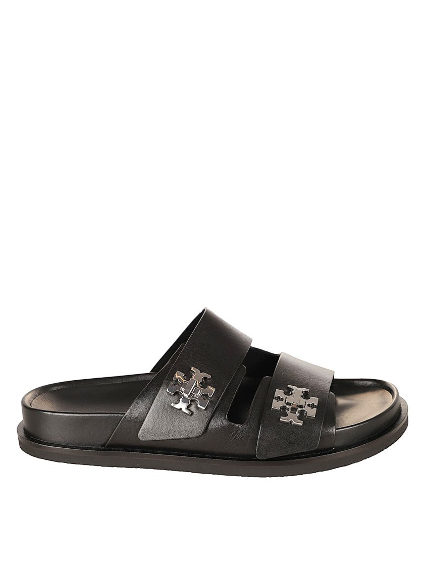 Tory Burch Black Bovine Leather Sandals