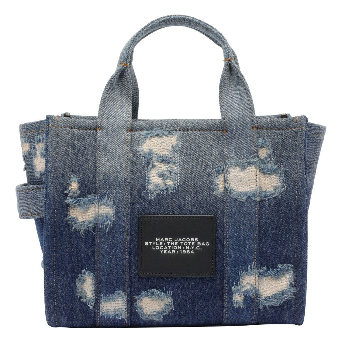 Marc Jacobs Compact Structured Cotton Tote Bag