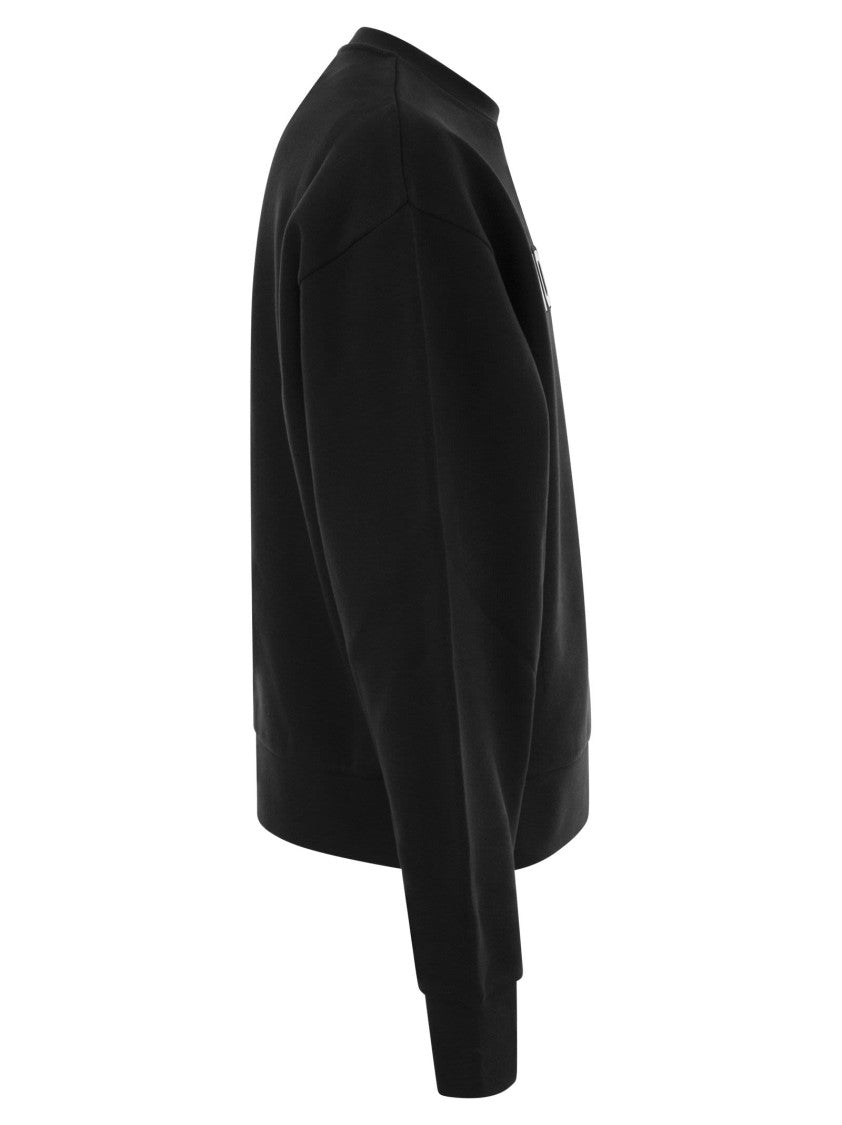 Moncler Oversized Cotton Jersey Sweatshirt