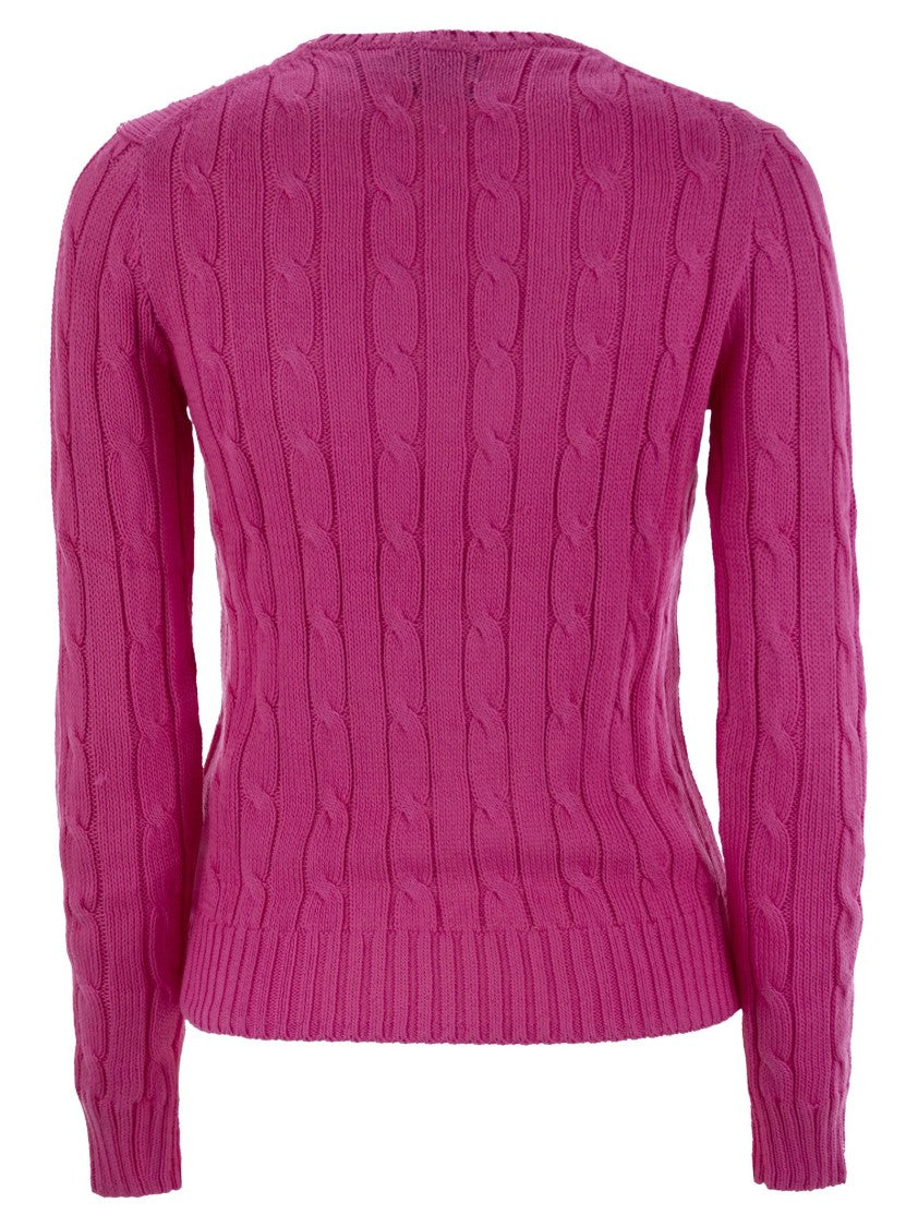 Polo Ralph Lauren Slim-Fit Cable Knit Sweater