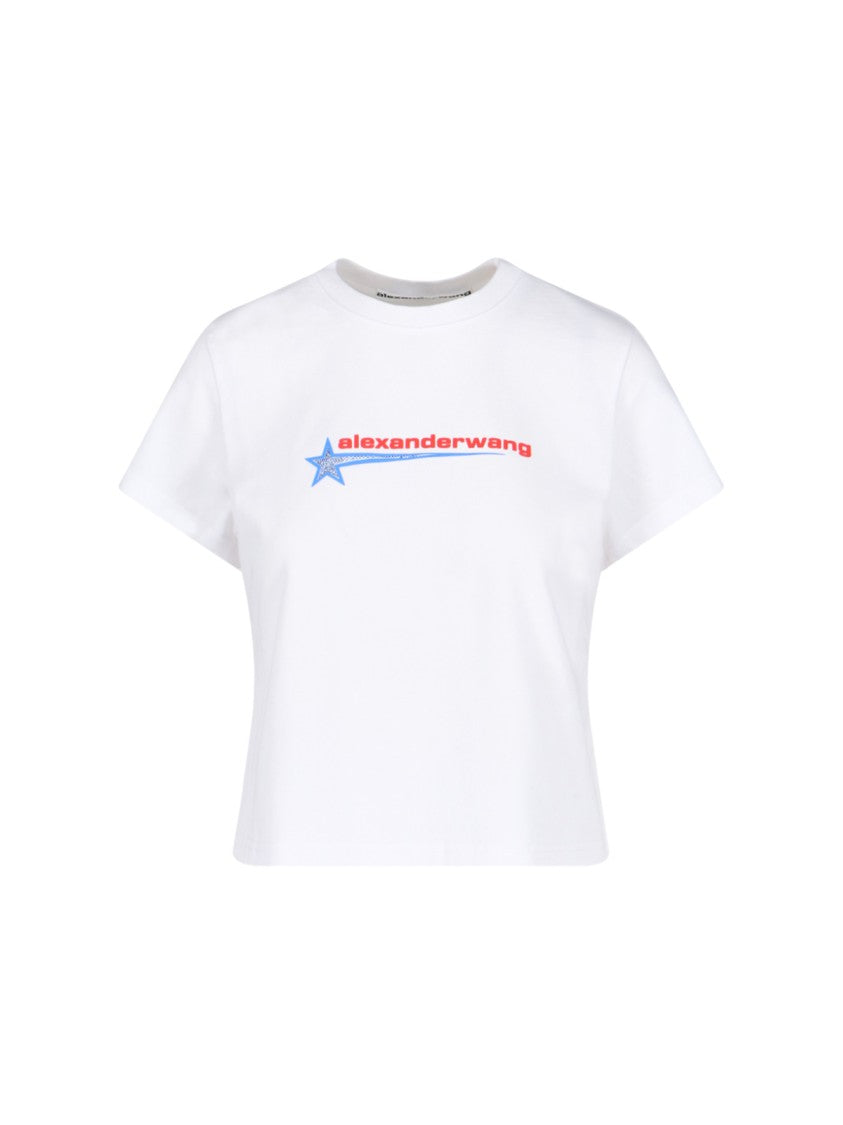 Alexander Wang Shrunken T-Shirt – White