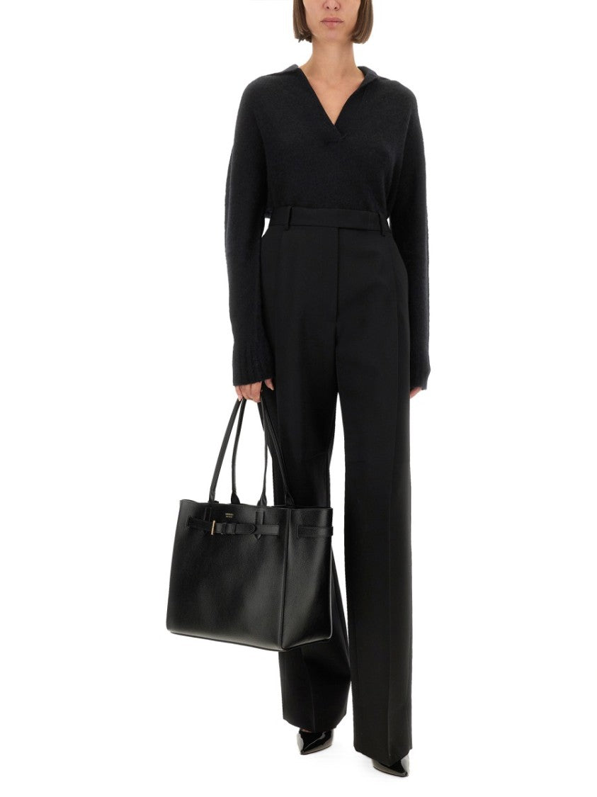 Tom Ford Sharp Wool Pants With Pleats
