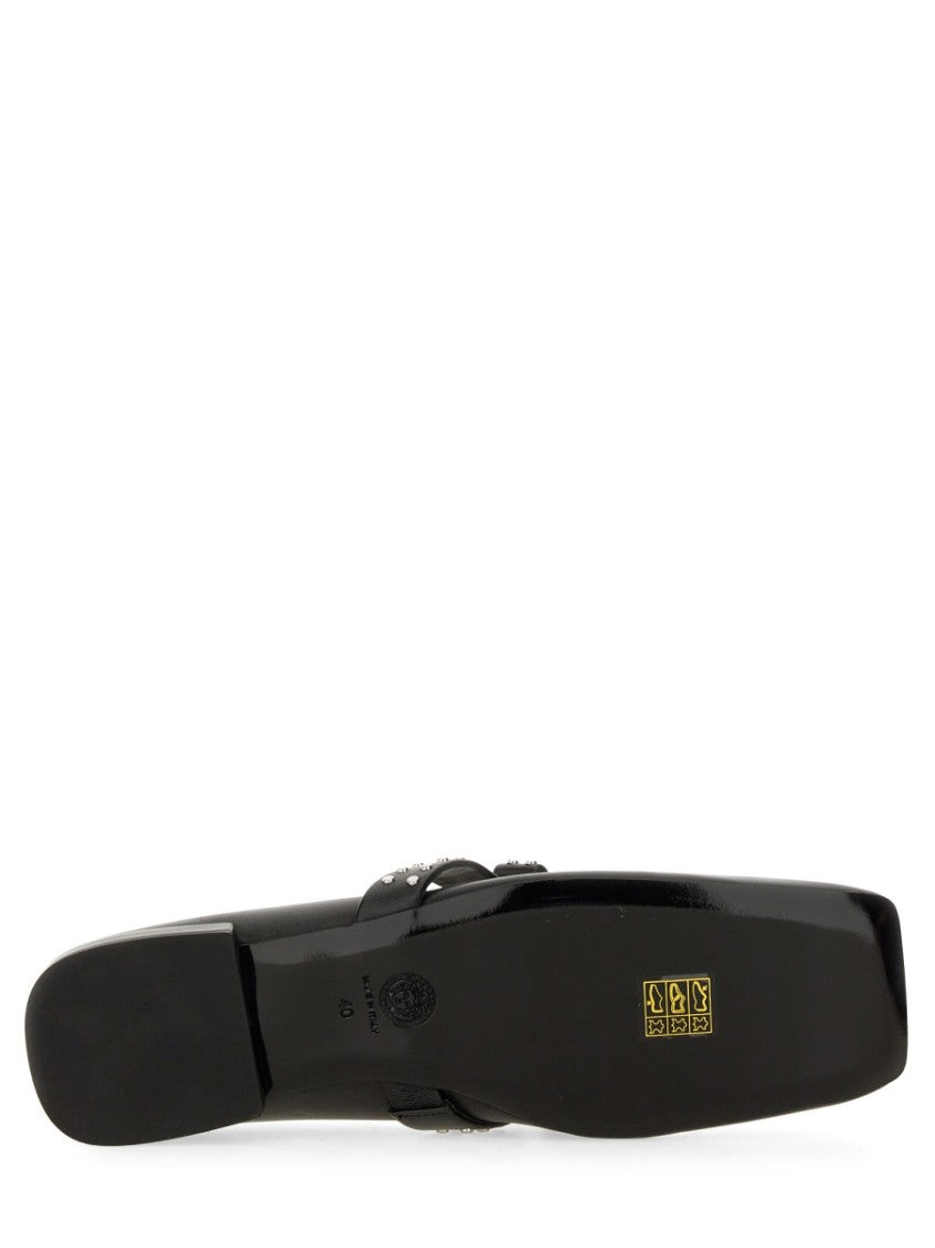 Versace Ballerina "Gianni" Ribbon With Studs