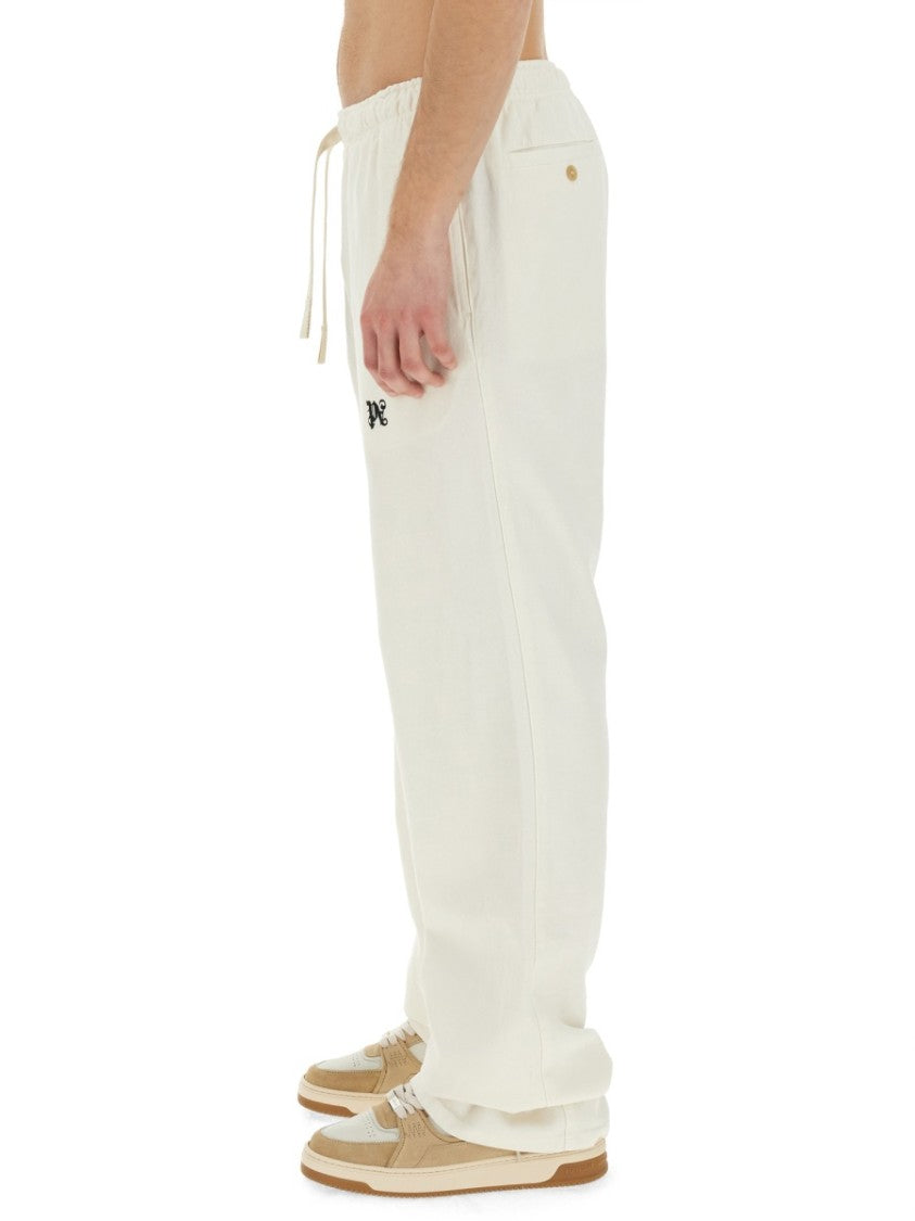 Palm Angels Pants With Logo