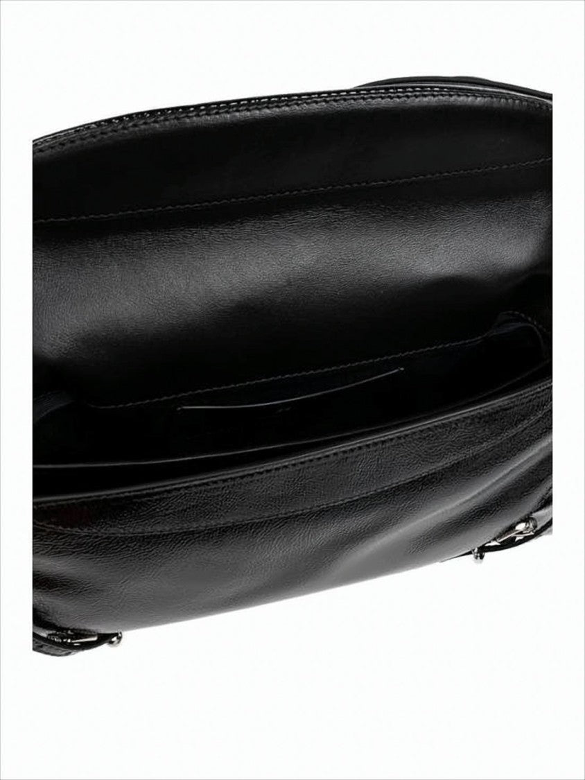 Givenchy Calf Leather Shoulder Bag With Structured Design