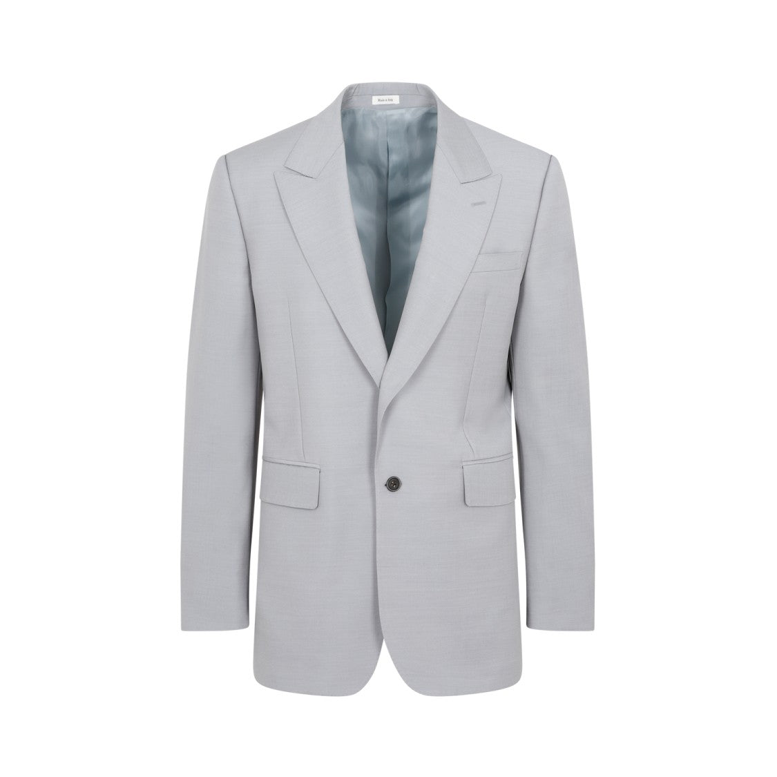 Alexander Mcqueen Grey Wool And Mohair Jacket