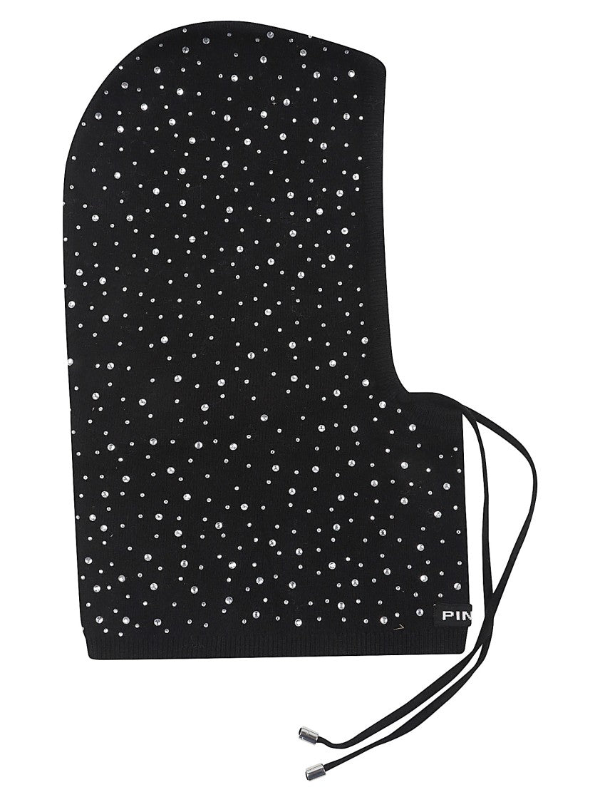 Pinko Black Wool Hood
