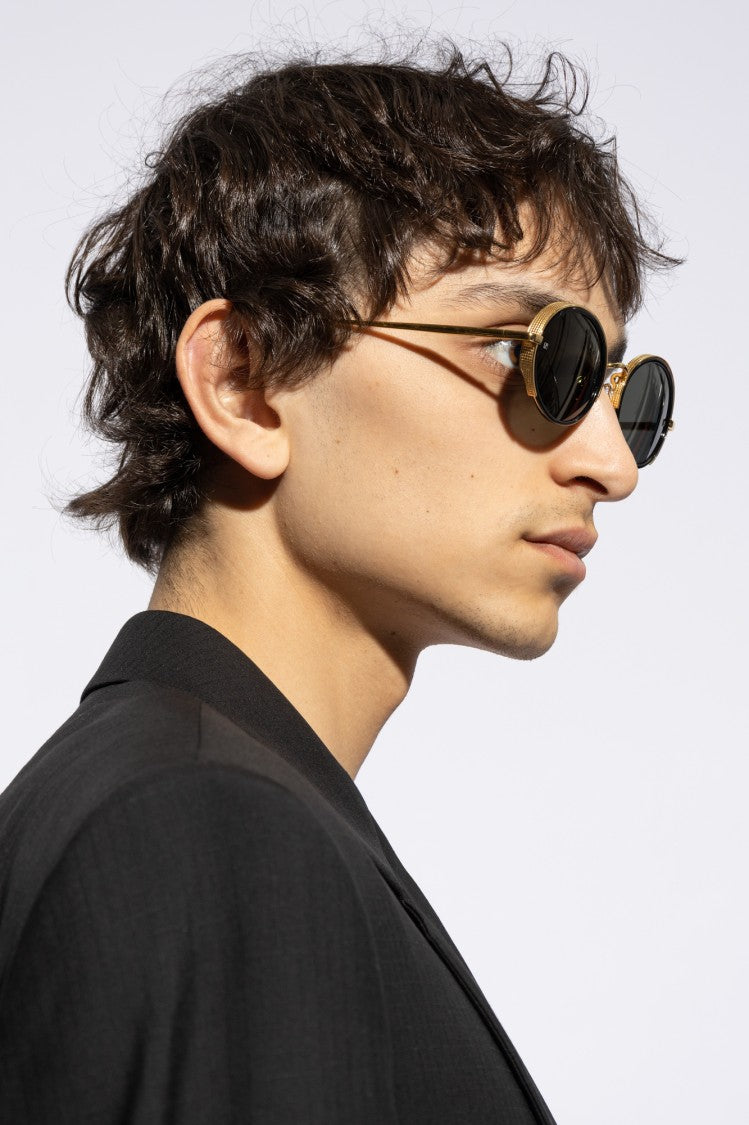 Linda Farrow Round Frame Sunglasses