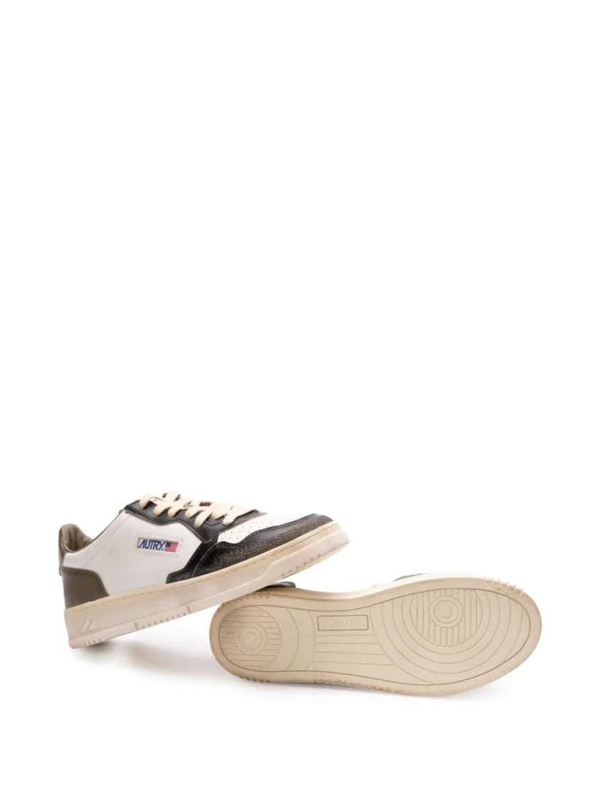 Autry White Medalist Sneakers