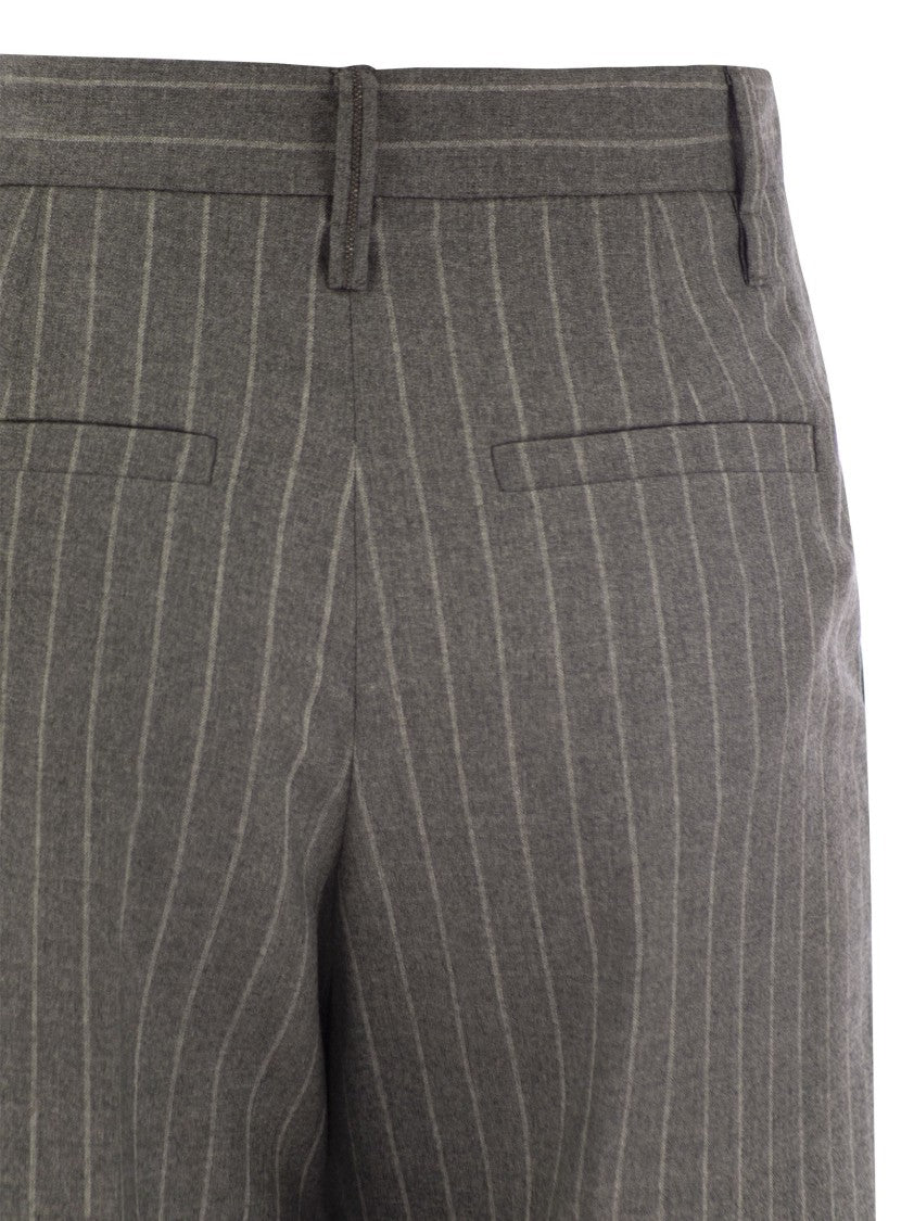 Brunello Cucinelli Loose Flared Trousers