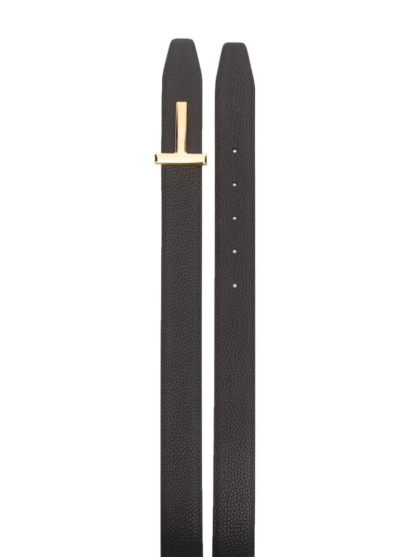 Tom Ford Soft Grain Leather Reversible T Belt 30 Mm