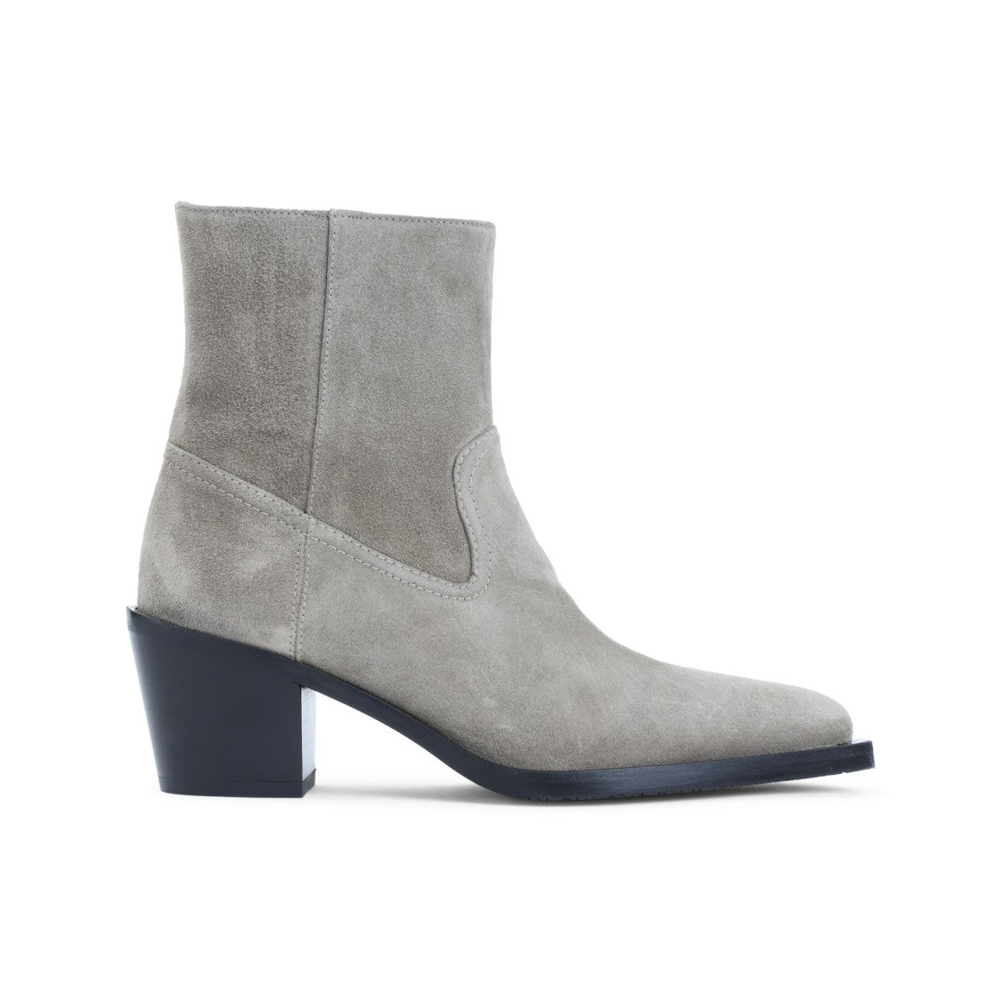 Stuart Weitzman Suede Ankle Boots With Pointed Toe