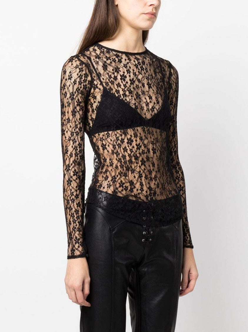 Isabel Marant Long-Sleeved Lace Top