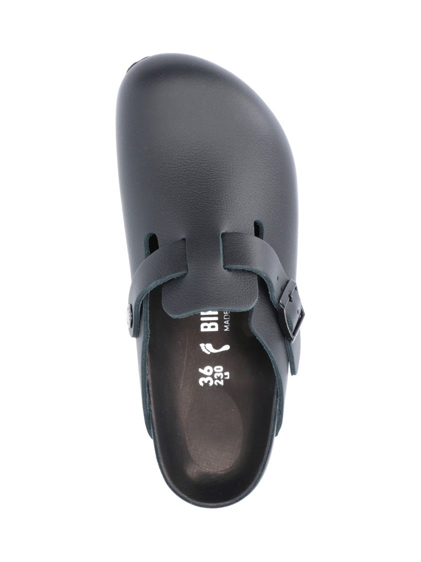 Birkenstock 'Boston' Mules – Black