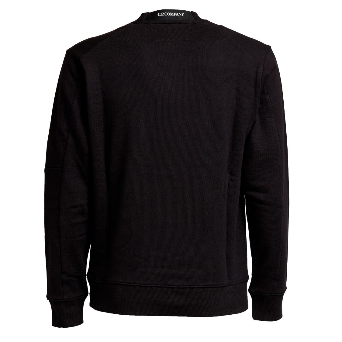 C.P. Company Diagonal Raised Fleece Crew Neck Lens Sweatshirt
