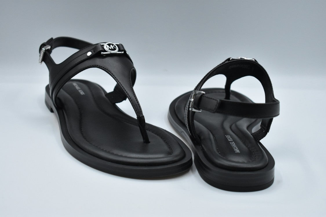 Michael Kors Black Low Top Shoes With Thong Design