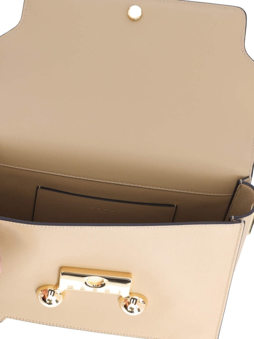 Marni "Trunkaroo" Medium Shoulder Bag – Beige