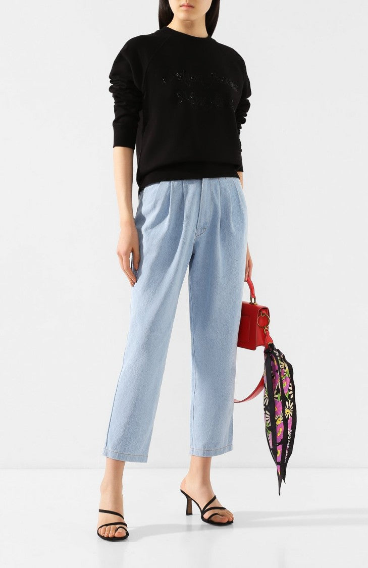 Marc Jacobs The Marc Jacobs Rhinestone Logo Sweatshirt