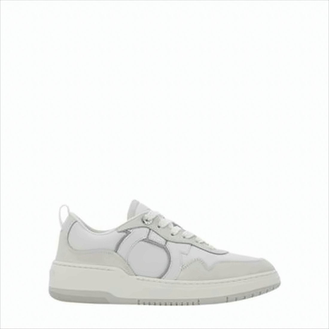 Salvatore Ferragamo Low-Top Sneakers With Suede Leather Panels