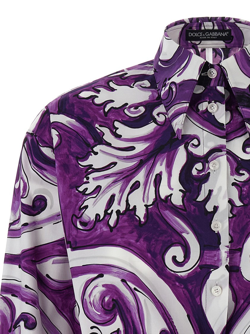 Dolce & Gabbana 'Maiolica' Print Shirt