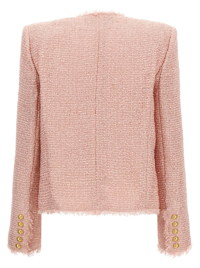 Balmain Sequin Tweed Blazer
