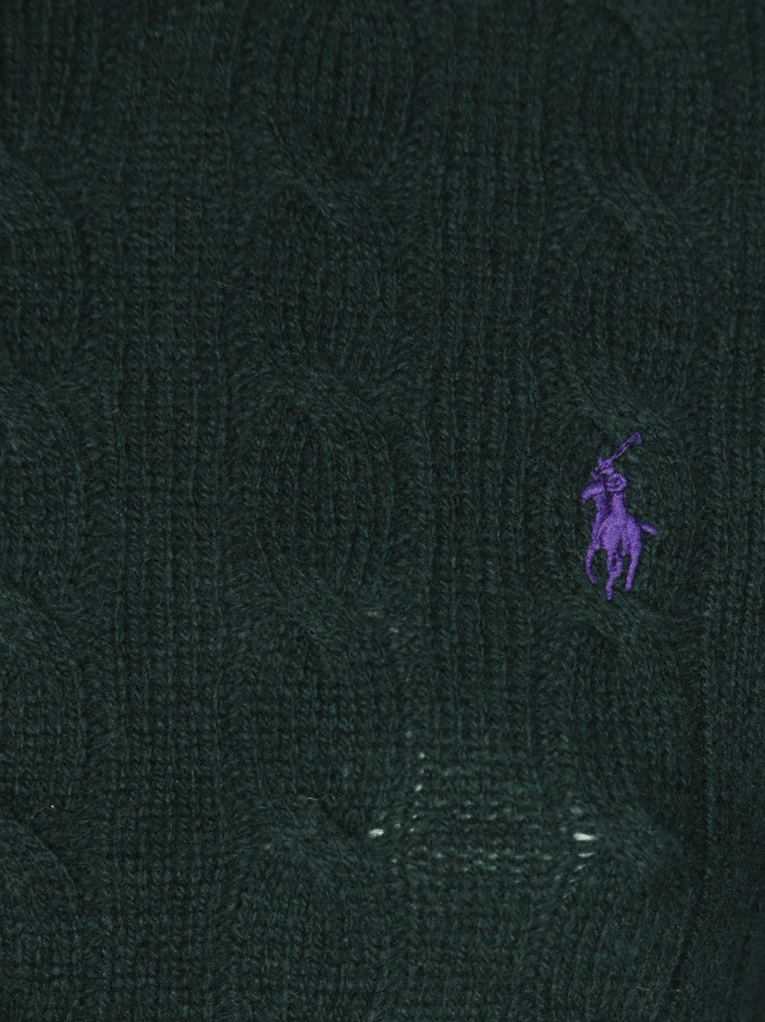 Polo Ralph Lauren Cable Knit Sweater With Round Neckline