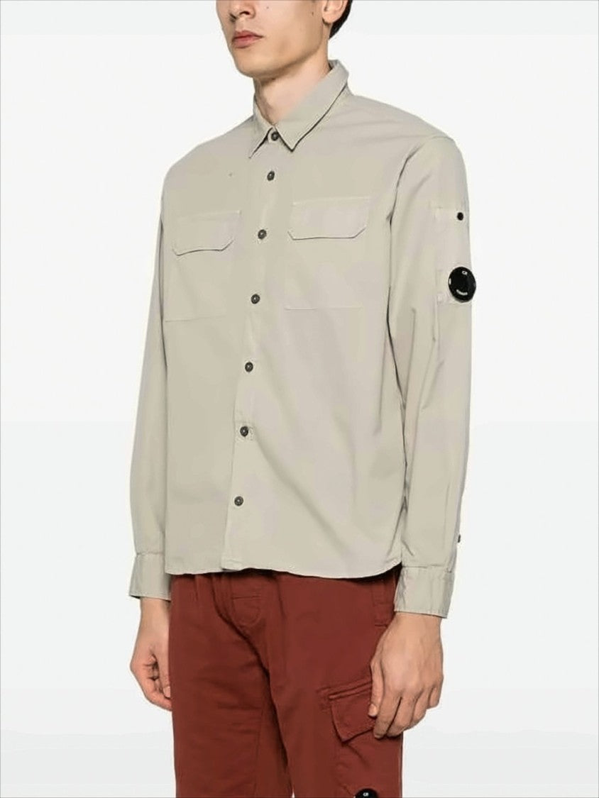 C.P. Company Long-Sleeve Shirt With Round Lens Detail