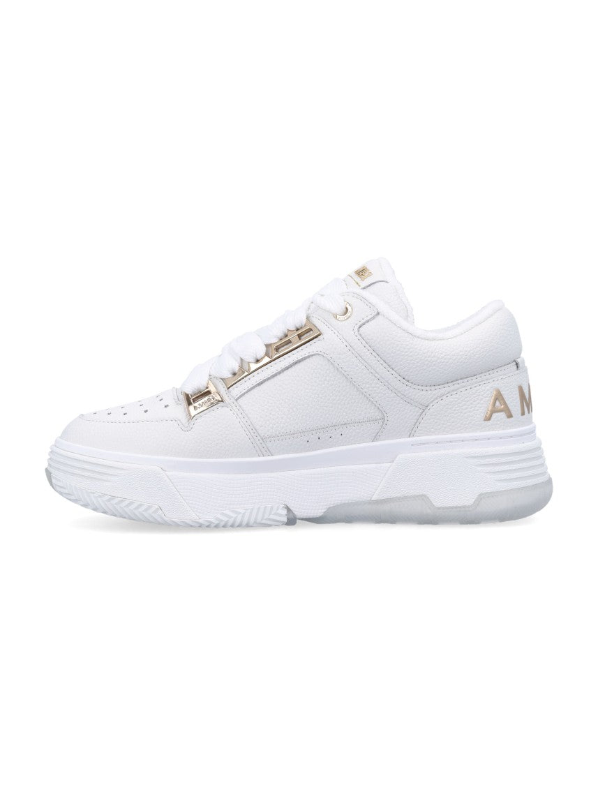 Amiri Metallic Ma-1 Low-Top White Sneakers