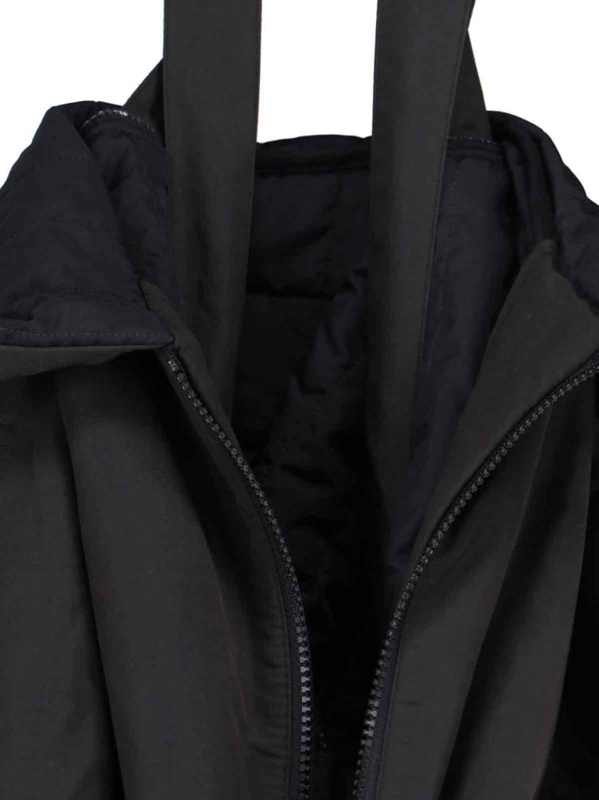 Càpe Middle Camelia Coat – Black
