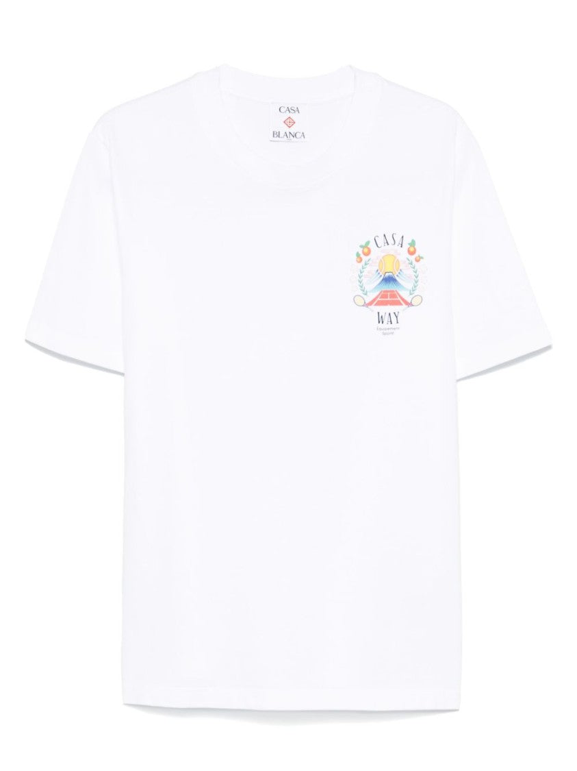 Casablanca Casablanca Graphic T-Shirt With Classic Crew Neck