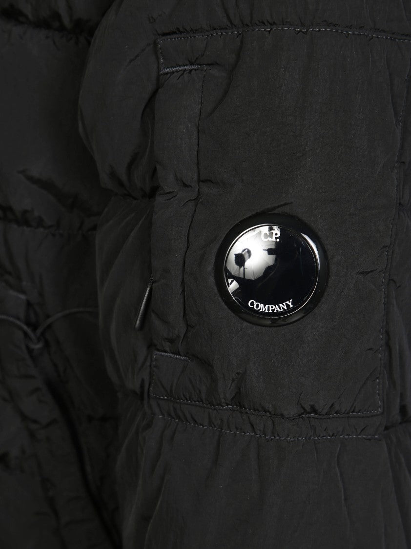 C.P. Company Quilted Medium Jacket With Concealed Closure And Distinctive Logo